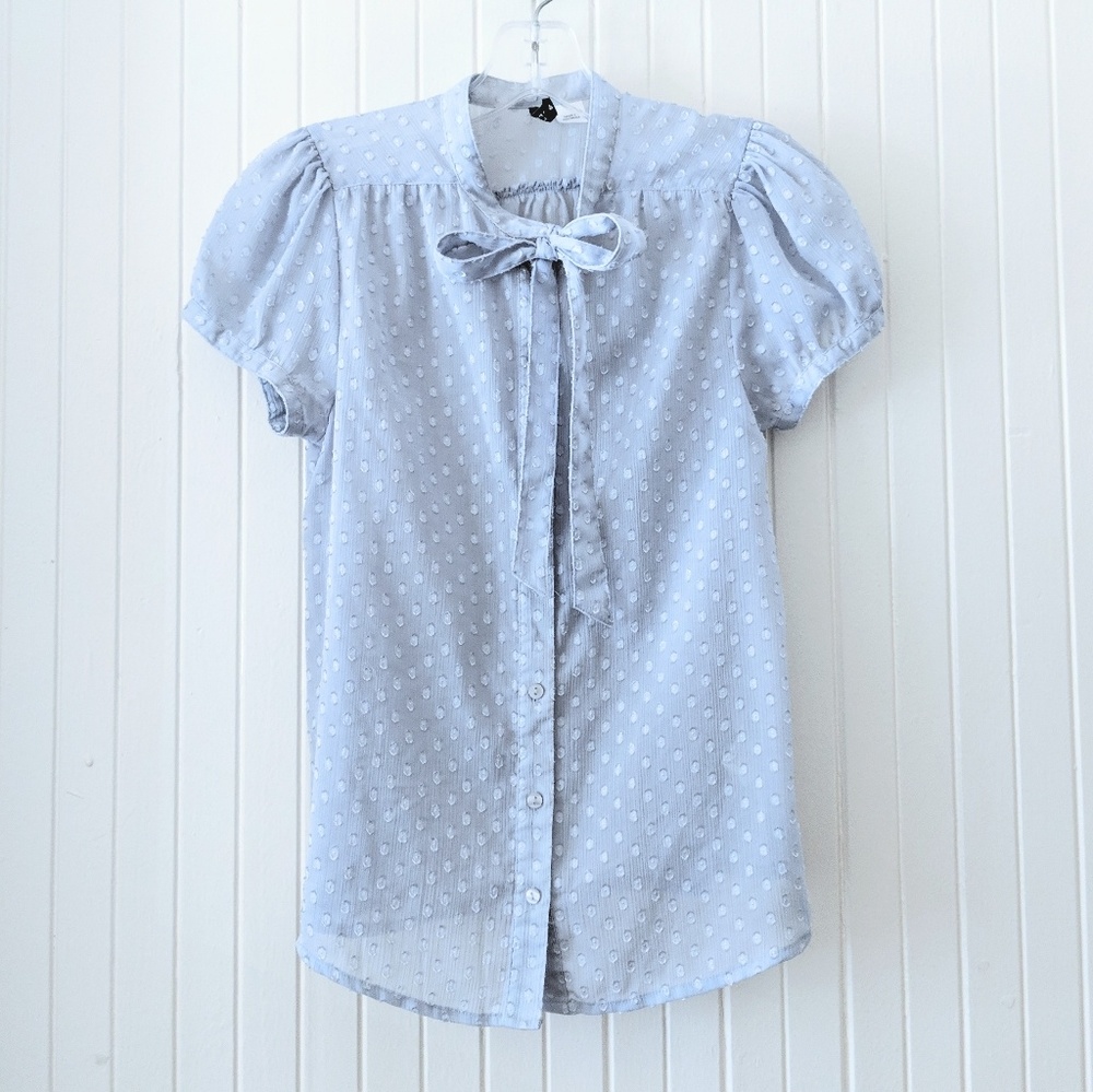 H&M Tie Neck Blouse